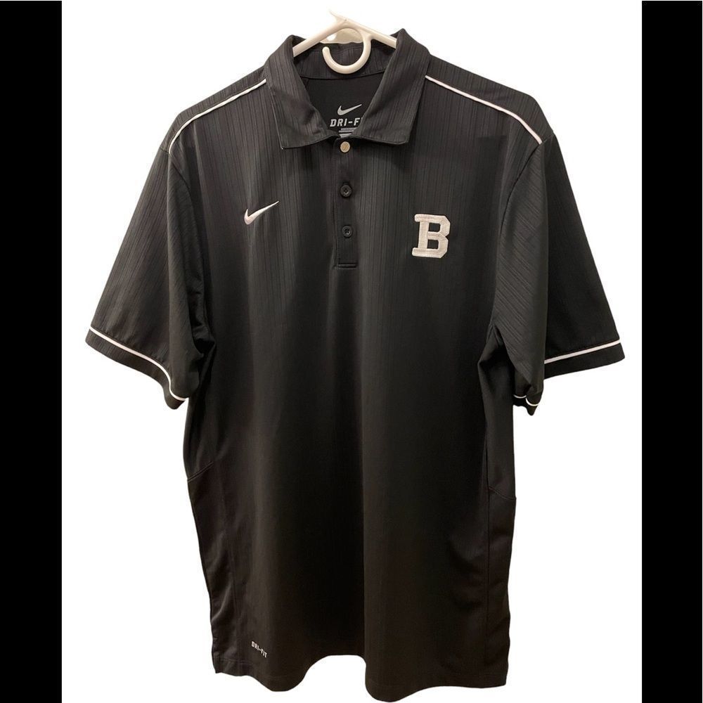 Nike Dri Fit Mens Polo Shirt Size M Black